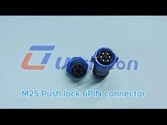 Conector a prueba de agua M25 6PIN