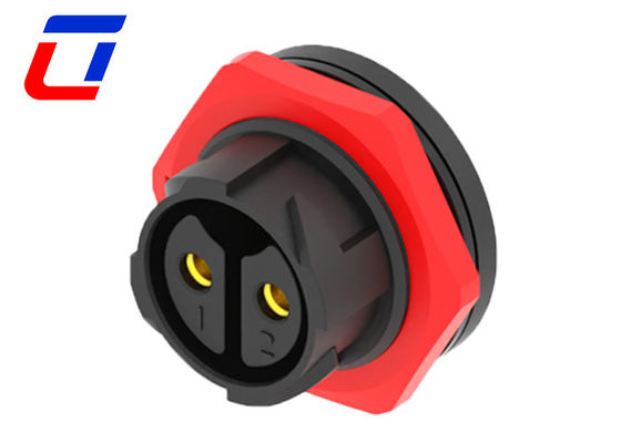 Cable de bloqueo rápido a bordo conector impermeable masculino femenino 2 pin 50A con bloqueo de empuje