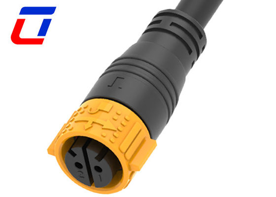 50A Conector de cable moldeado femenino de bloqueo rápido de 2 pines Conector de panel impermeable masculino