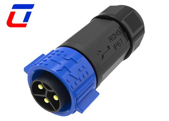 Conector de energía circular de 3 pines para 16 mm OD