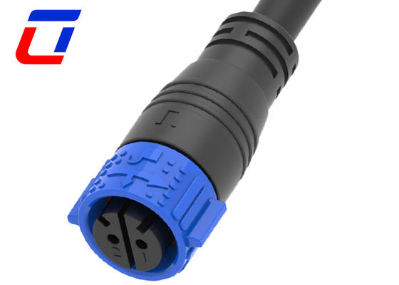 IP67 10 Gauge 2 Pin Conector de alimentación de corriente continua impermeable M25 Conector de cable de bloqueo rápido