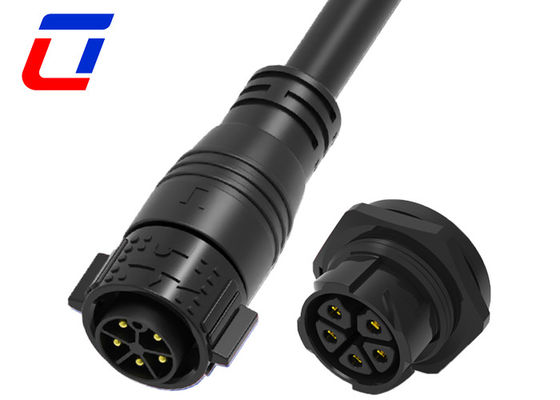 Conector de energía de 5 pines circular e impermeable M25 Conector de cable IP67