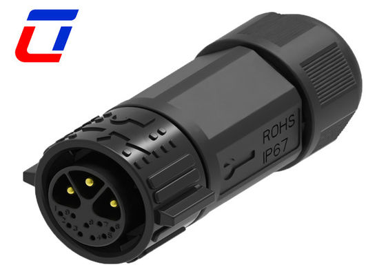 Conector industrial de 3 pines 30A resistente al agua macho hembra 12 pines enchufe y toma