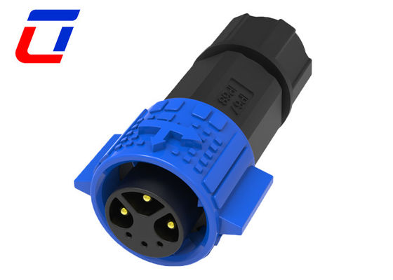 Conector de señal y alimentación de 3+3 pines circulares M19