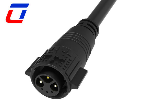 Cable masculino Conectores femeninos de 6 pines y múltiples pines Panel a prueba de agua M19 IP67