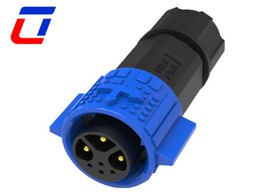 Conectores de 7 pines circulares y múltiples pines IP67 a prueba de agua 3 de potencia 4 de señal enchufe combinado