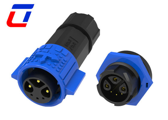M19 Conector inoxidable exterior recubierto de oro 3+3 Pin UL Conectores de cable IP