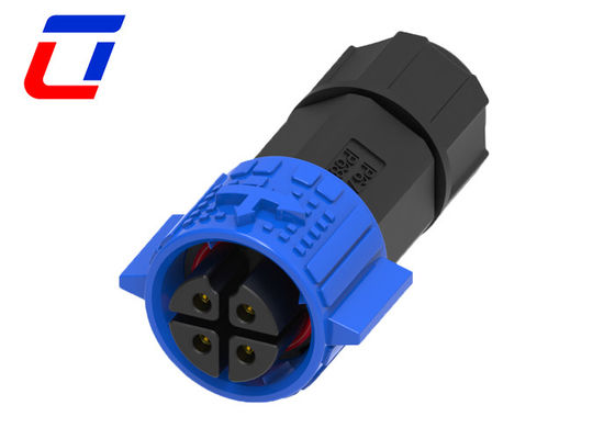 M19 300V 10A Conector LED a prueba de agua 4 pines Conectores de alambre de soldadura a prueba de agua
