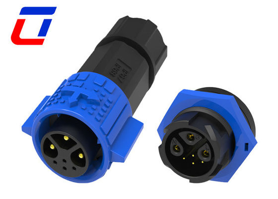 Bloqueo rápido 15A Conector LED a baja tensión 3+4 Pin 300V Hombre a Mujer