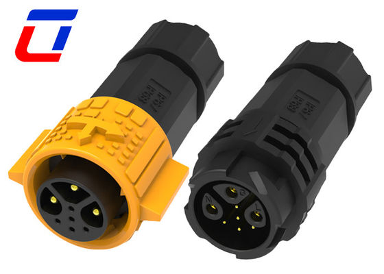 Conector LED de 8 pines de cable a cable, a prueba de agua, conectores eléctricos herméticos de 3+5 pines