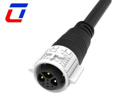 Conector LED a prueba de agua de 3 cables de alimentación de núcleo 5 conectores de alambre de desconexión rápida de pines