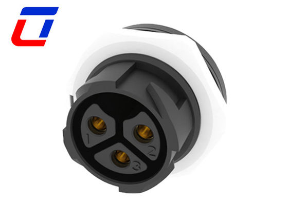 Conectores eléctricos exteriores impermeables de 3 pines masculino femenino 3 fases M25 500V 50A