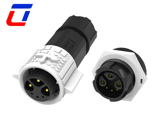 6 pin de energía y señal conector de cable de empalme impermeable 3 + 3 pin 300V enchufe
