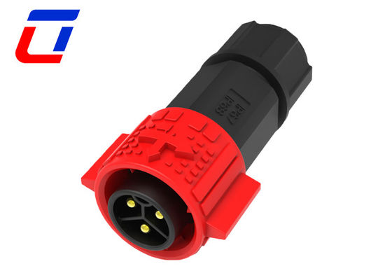 Conectores de cable impermeable para automóviles de 3 pines 20A Conector de toma de enchufe M19 de 3 fases