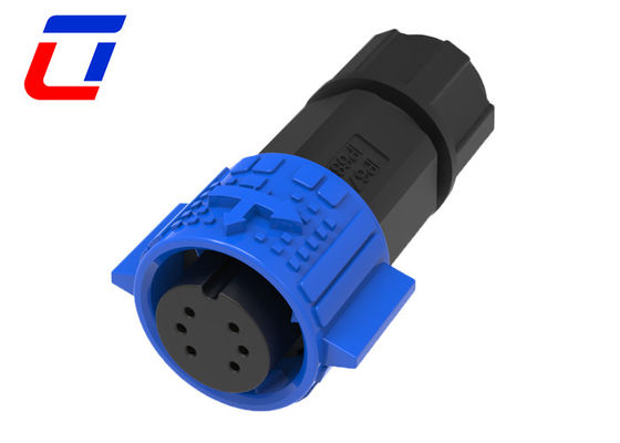 Conector de empalme de alambre impermeable de 6 pines de liberación rápida de macho a hembra 300V 5A