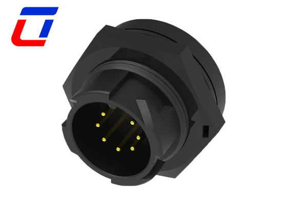 M19 Conexión rápida conector circular impermeable 7 pin conectores de cable a tablero