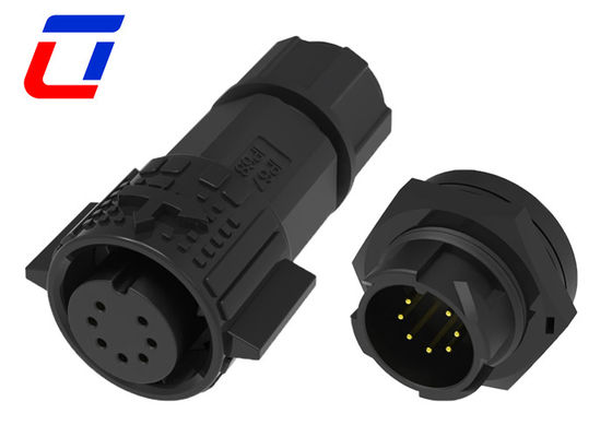 M19 Conexión rápida conector circular impermeable 7 pin conectores de cable a tablero