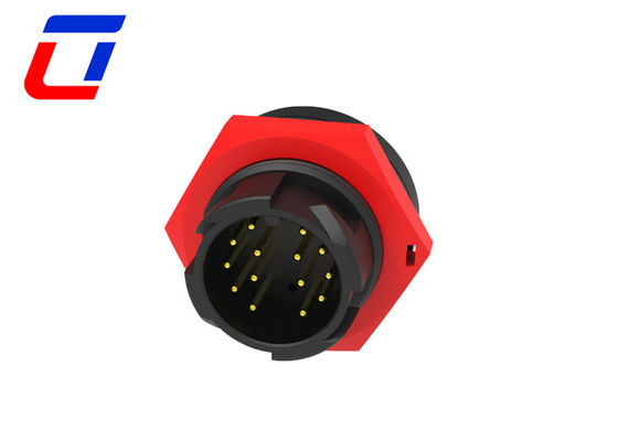 M19 Push Lock Circular 14 Pin Conector masculino femenino A prueba de agua