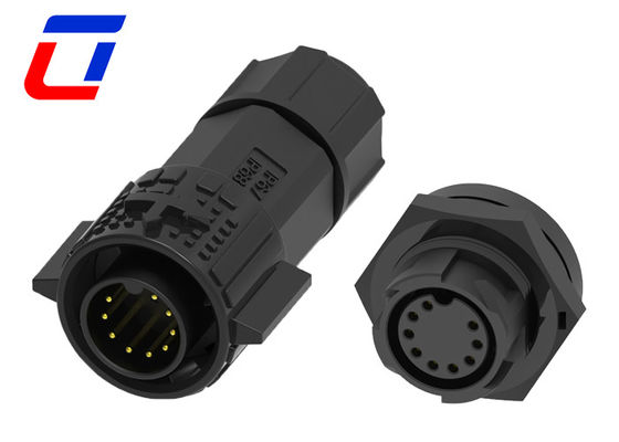 Conector de cerradura rápida de 9 pines para exteriores impermeable OEM ODM para pantalla LED