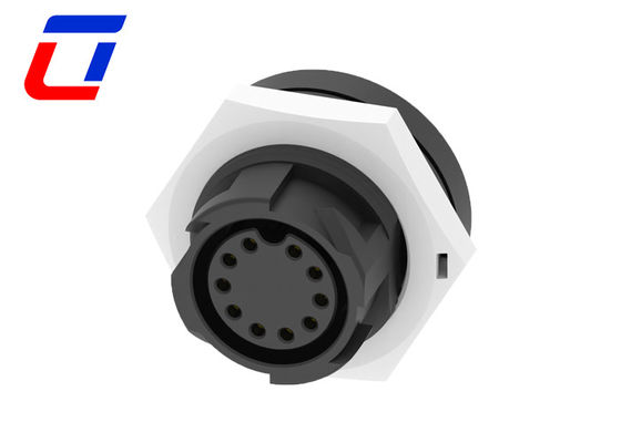 M19 Conector impermeable de 10 pines para exteriores 5A 120V con enchufe masculino conector femenino