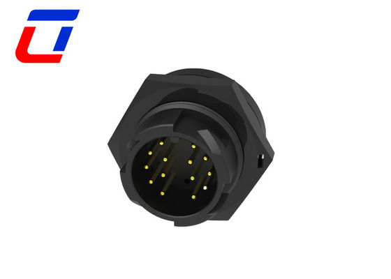 10 pin 12 pin 14 pin 16 pin conector de datos a prueba de agua, conector redondo de plástico 12V IP67