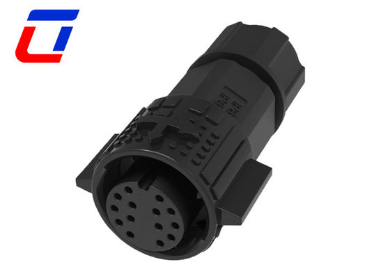 10 pin 12 pin 14 pin 16 pin conector de datos a prueba de agua, conector redondo de plástico 12V IP67