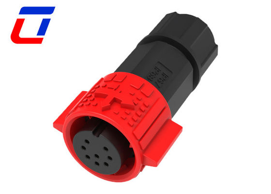 OEM ODM Conector de datos de 8 pines impermeable M19 Push Lock Conector de cable IP67