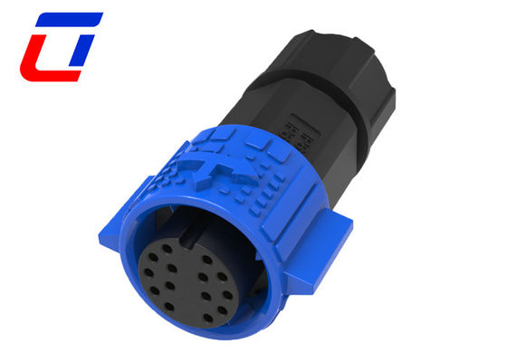 5A 14 pines redondo IP67 conector a prueba de agua M19 tipo de conector de cable a tablero
