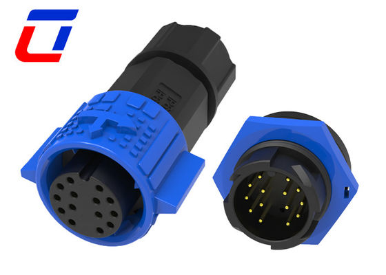 5A 14 pines redondo IP67 conector a prueba de agua M19 tipo de conector de cable a tablero