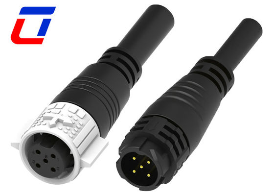 M19 Conector de cable impermeable masculino femenino 10A 5 pin Conector de cable IP67
