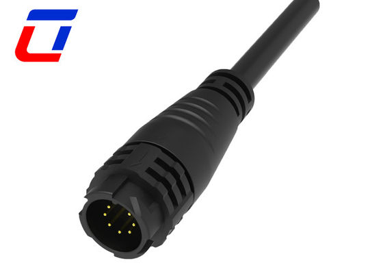7 Pin 5A Push Lock Wire To Board Conectores de cable a prueba de agua moldeados con cable M19