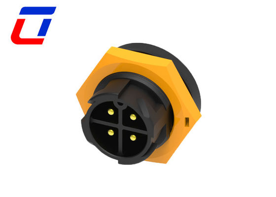 4PIN 10A Conector de cable de alimentación impermeable con conector de conector masculino con conector de conector femenino con bloqueo por empuje