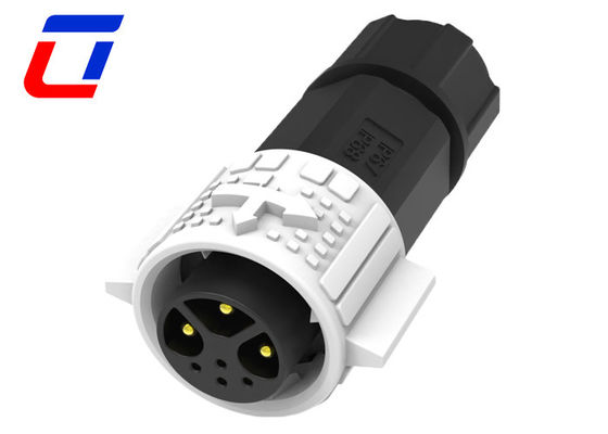 15A señal de alimentación 3+4 Pin Hombre resistente al agua 7 Pin Plug Conector de montaje de panel femenino