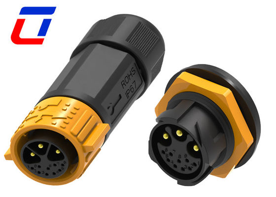 30A 3 pin 600V conector de cable circular de liberación rápida resistente al agua hombre a mujer
