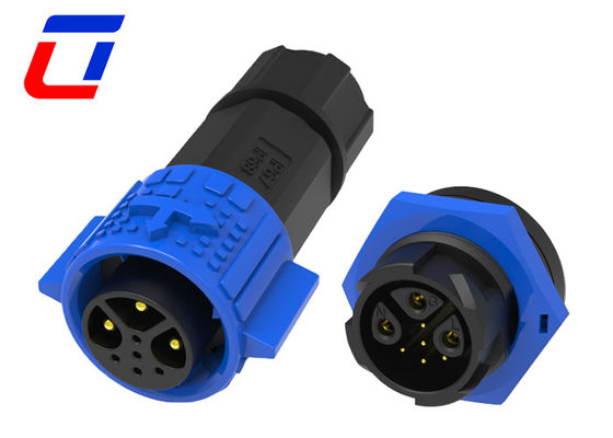 3 conector de energía de múltiples pines macho conector femenino IP67 conector a prueba de agua 5 pines