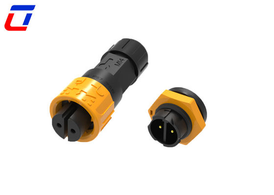 10A 2 pin 300V conector de alambre circular de cierre rápido Conector de mujer a hombre resistente al agua