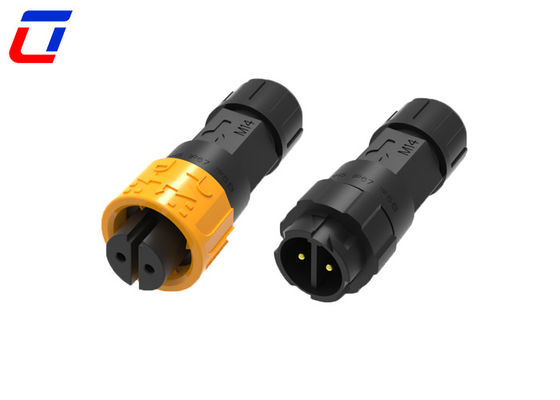 10A 2 pin 300V conector de alambre circular de cierre rápido Conector de mujer a hombre resistente al agua