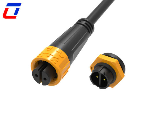 10A 2 pin 300V conector de alambre circular de cierre rápido Conector de mujer a hombre resistente al agua