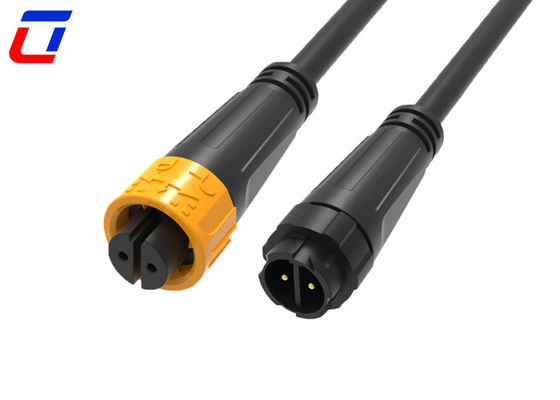 10A 2 pin 300V conector de alambre circular de cierre rápido Conector de mujer a hombre resistente al agua