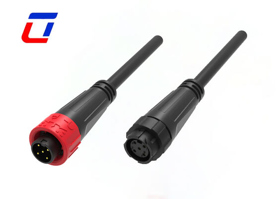 M16 5 pin 300V Push Lock Conector circular impermeable IP67 para aplicaciones de trabajo pesado
