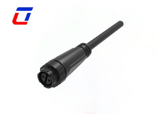 M16 impermeable 2 pines conector de bloqueo rápido circular hombre a mujer 300V