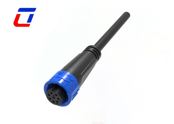 M16 IP67 Conector de cable de 8 pines resistente al agua macho hembra