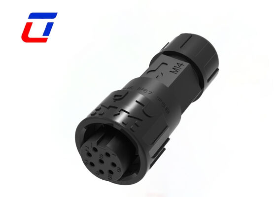 M16 Conector impermeable de 8 pines 5A IP67 de liberación rápida Conector masculino femenino para señal