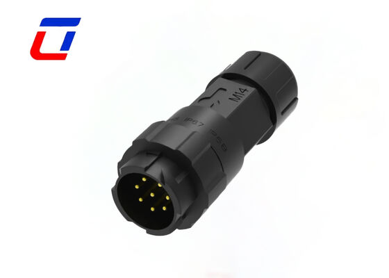 M16 Conector impermeable de 8 pines 5A IP67 de liberación rápida Conector masculino femenino para señal