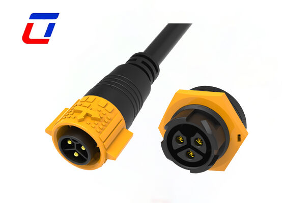 3 pin wire to board connector M19 20A 300V waterproof connector for high voltage