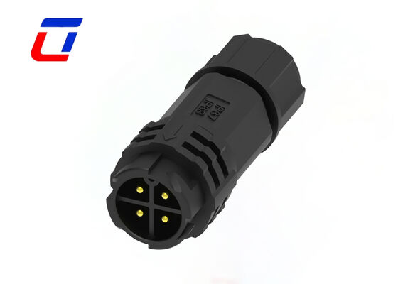 Conector impermeable M19 de 300V de 4 pines de macho a hembra Conectores circulares IP67