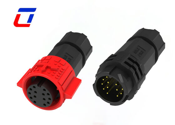 Conector de 14 pines impermeable masculino femenino M19 Conectores circulares de baja tensión
