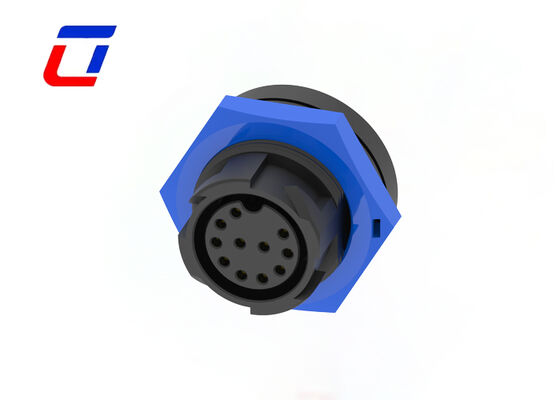 Conectores de iluminación para paisajes impermeables M19 de 11 pines, conectores de cable de liberación rápida