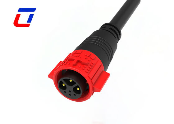 Conector impermeable UL94-V0 M19 de 3+4 pines OEM IP67 para alimentación y señal