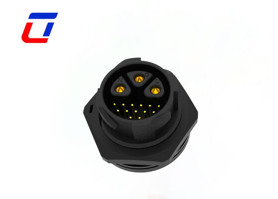 Conector de 16 pines masculino femenino M25 Conectores solares de toma de corriente rápida de múltiples pines